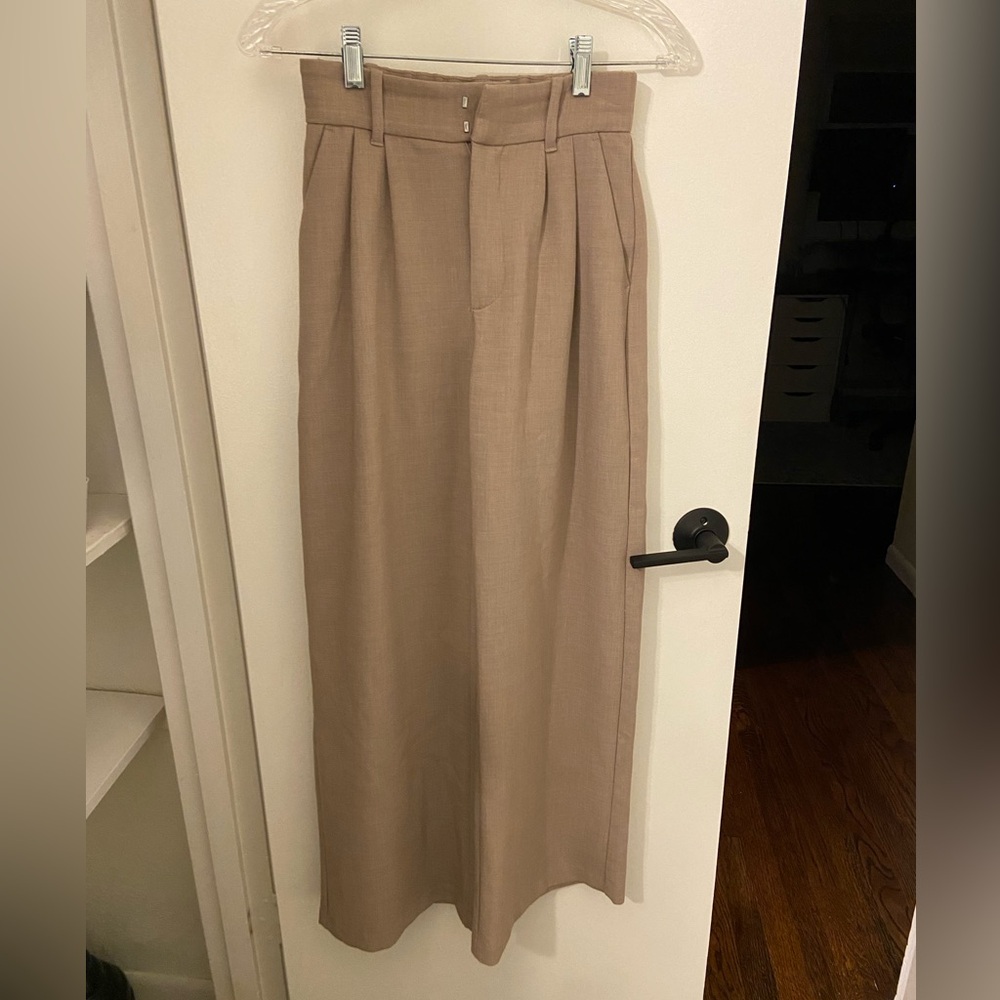 A&F Sloane Tailored Wide Leg Pant